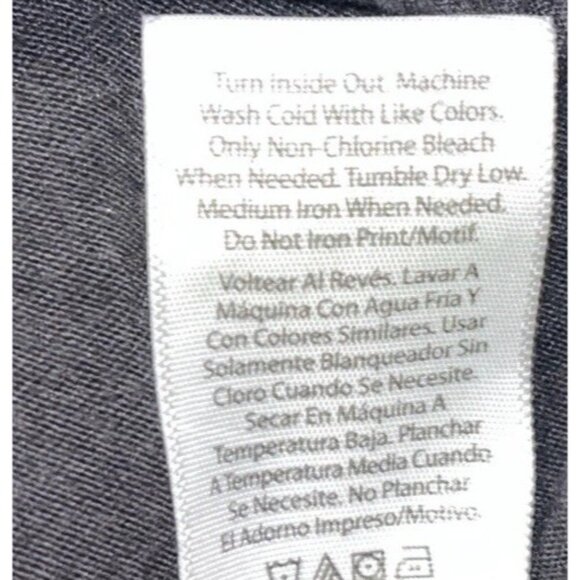 Athletic Works Short Sleeve Graphic T Shirt Youth Girls Size M (7-8) Black Star - Picture 7 of 8